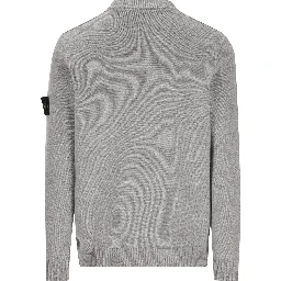 Stone Island Sweaters Grey
