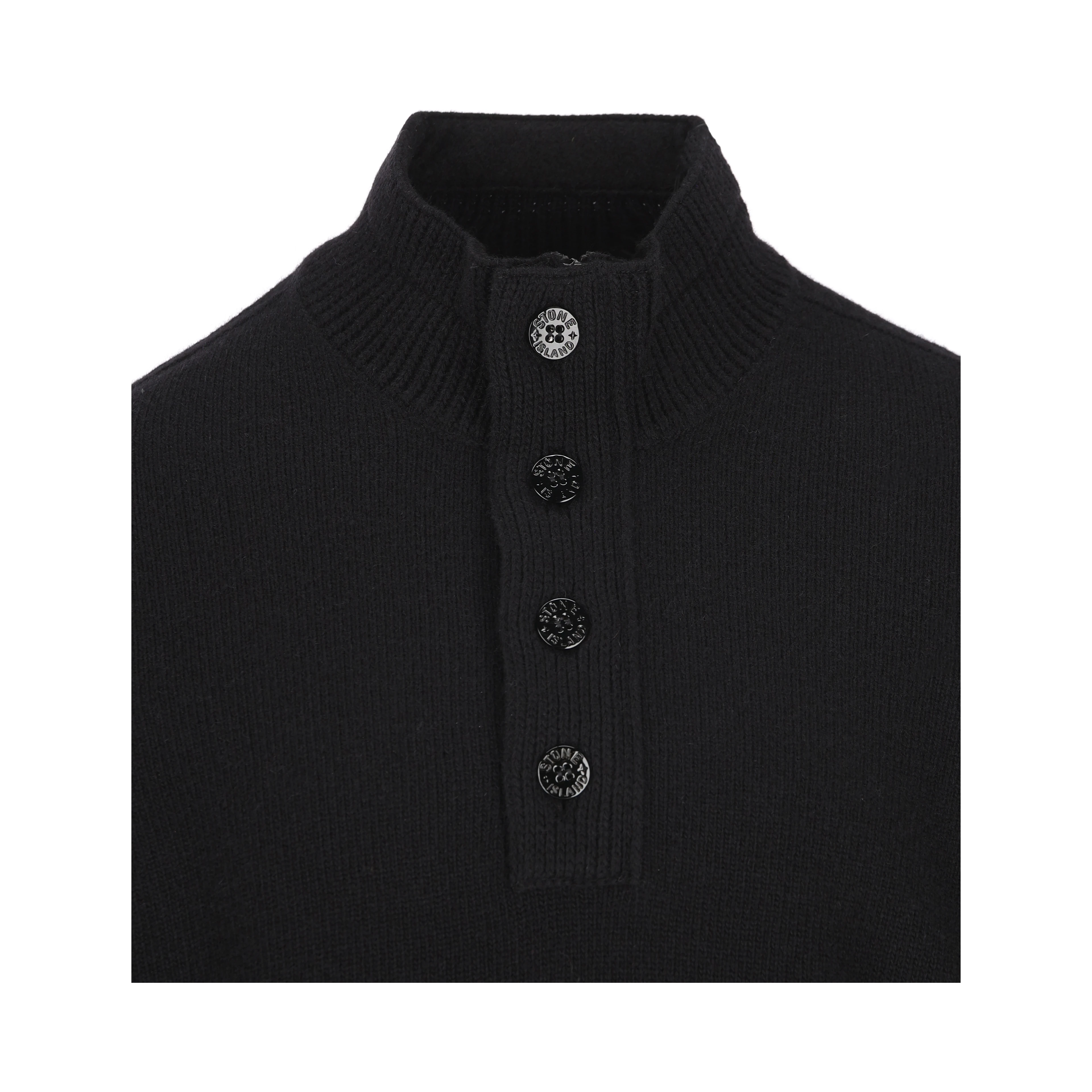 Stone Island Sweaters Black