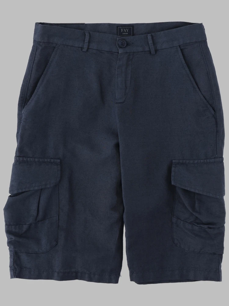 WOVEN BERMUDA SHORTS