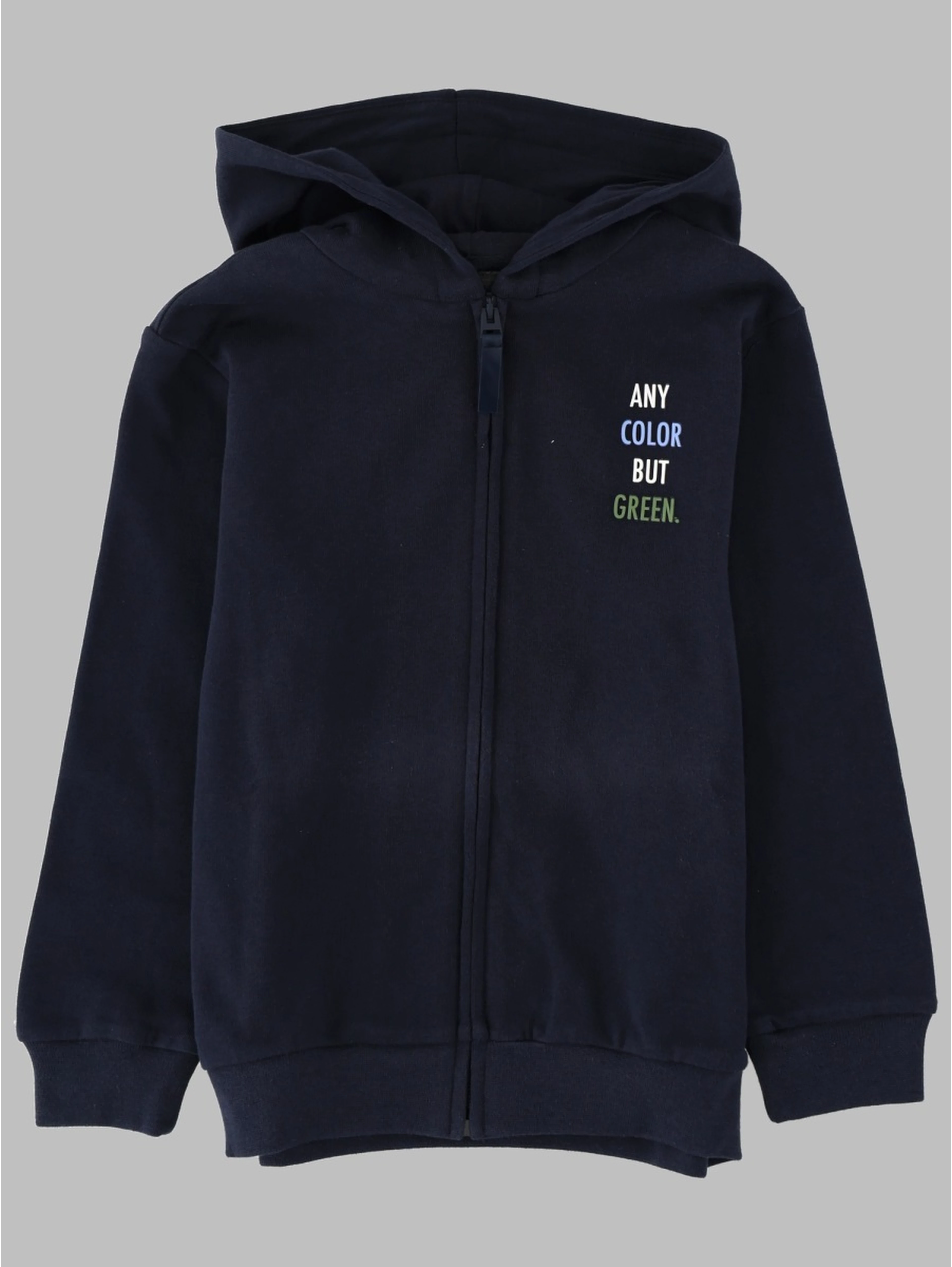 BLUE/BLUE SWEAT JACKET