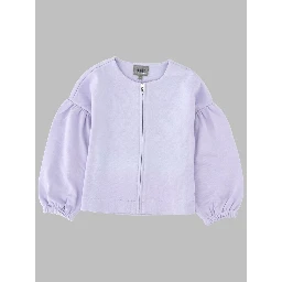 LILAC SWEATSHIRT JACKET