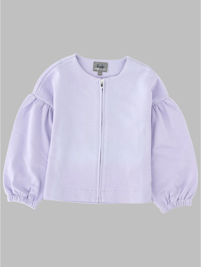 LILAC SWEATSHIRT JACKET