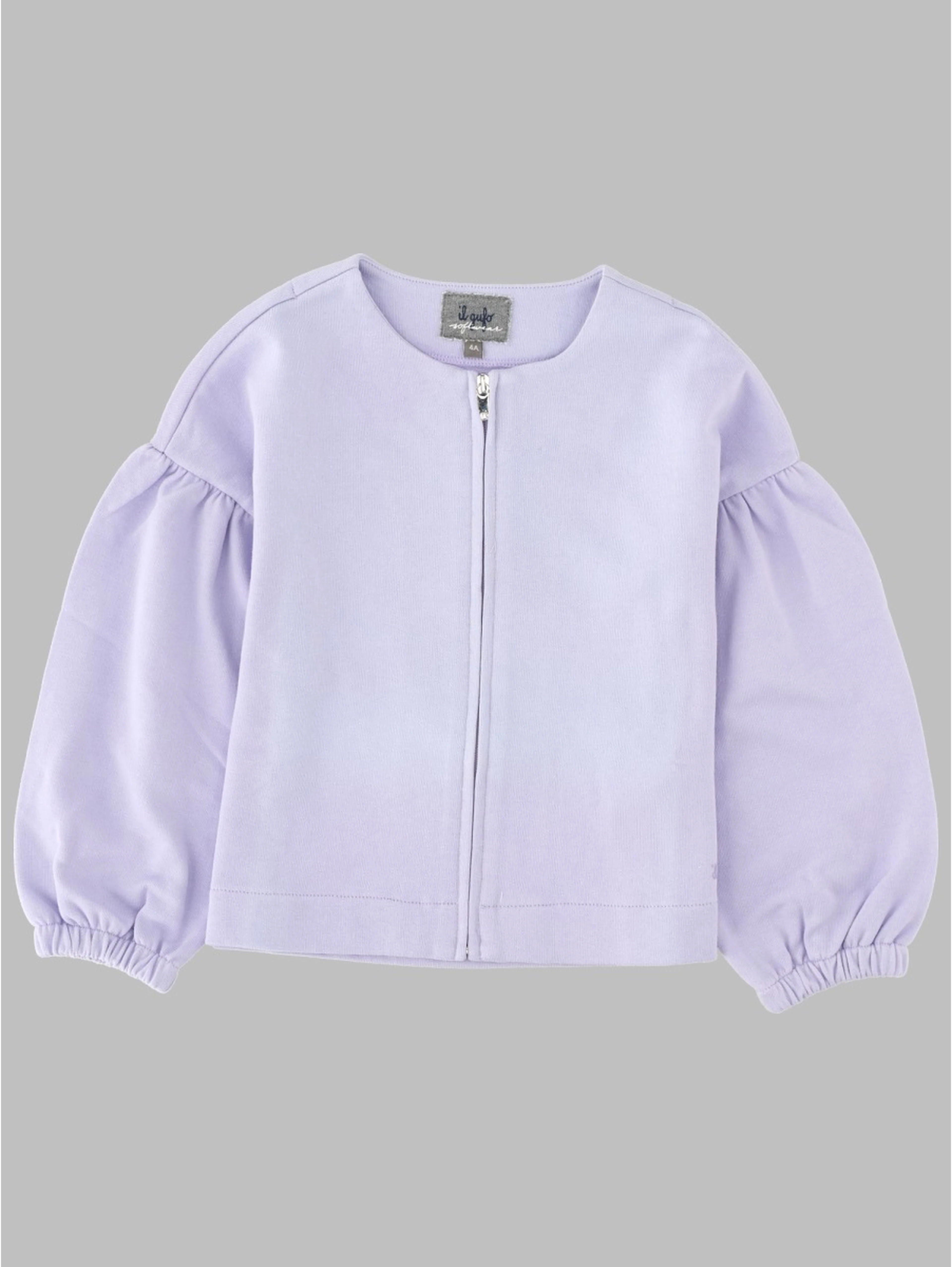 LILAC SWEATSHIRT JACKET