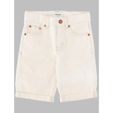 EDMOND RAW ECRU - 5-POCKET COMFORT FIT SHORTS