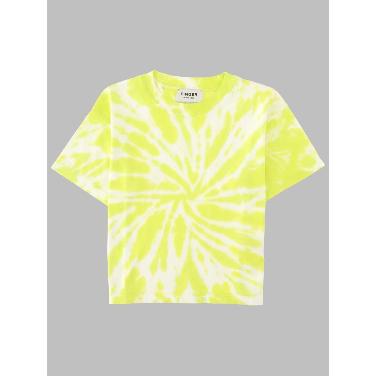 QUEEN FLUO LIME TIE & DYE - SHORT SLEEVE T-SHIRT
