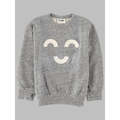 WAWE HEATHER GREY MACARONI - LOOSE SWEATER