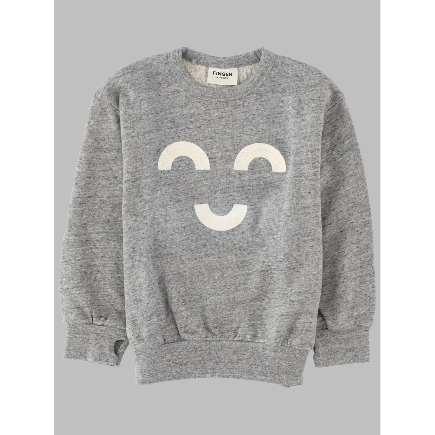 WAWE HEATHER GREY MACARONI - LOOSE SWEATER