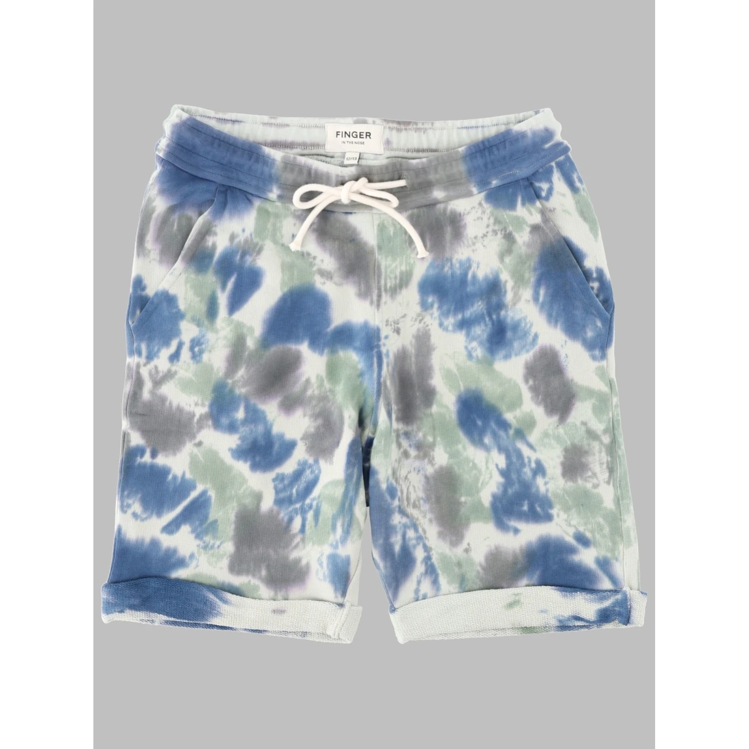 NEW GROUNDED TRUE BLUE TIE & DYE - BERMUDA SHORTS