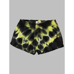 HOLIDAY FLUO LIME SPLASH - MINI SHORTS