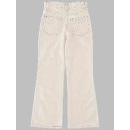 FIONA RAW ECRU - FLARE FIT JEANS
