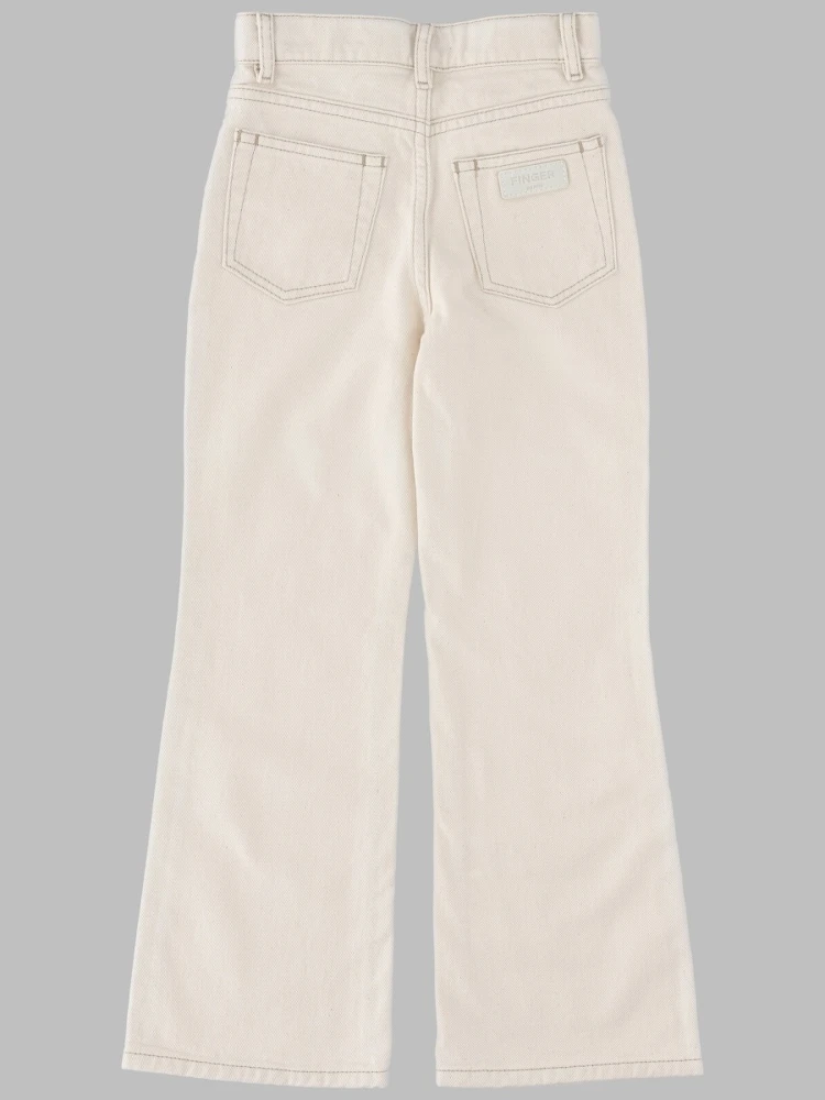 FIONA RAW ECRU - FLARE FIT JEANS alternative