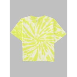 QUEEN FLUO LIME TIE & DYE - SHORT SLEEVE T-SHIRT