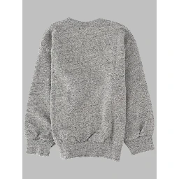 WAWE HEATHER GREY MACARONI - LOOSE SWEATER