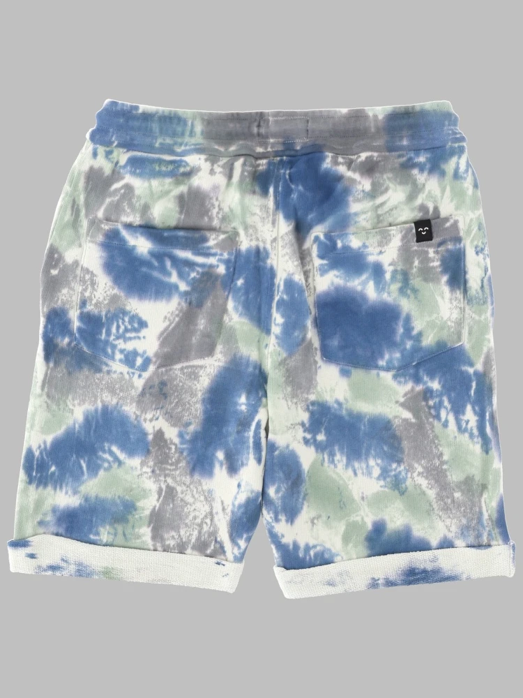 NEW GROUNDED TRUE BLUE TIE & DYE - BERMUDA SHORTS alternative