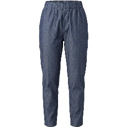 Blue Cotton Men Pant