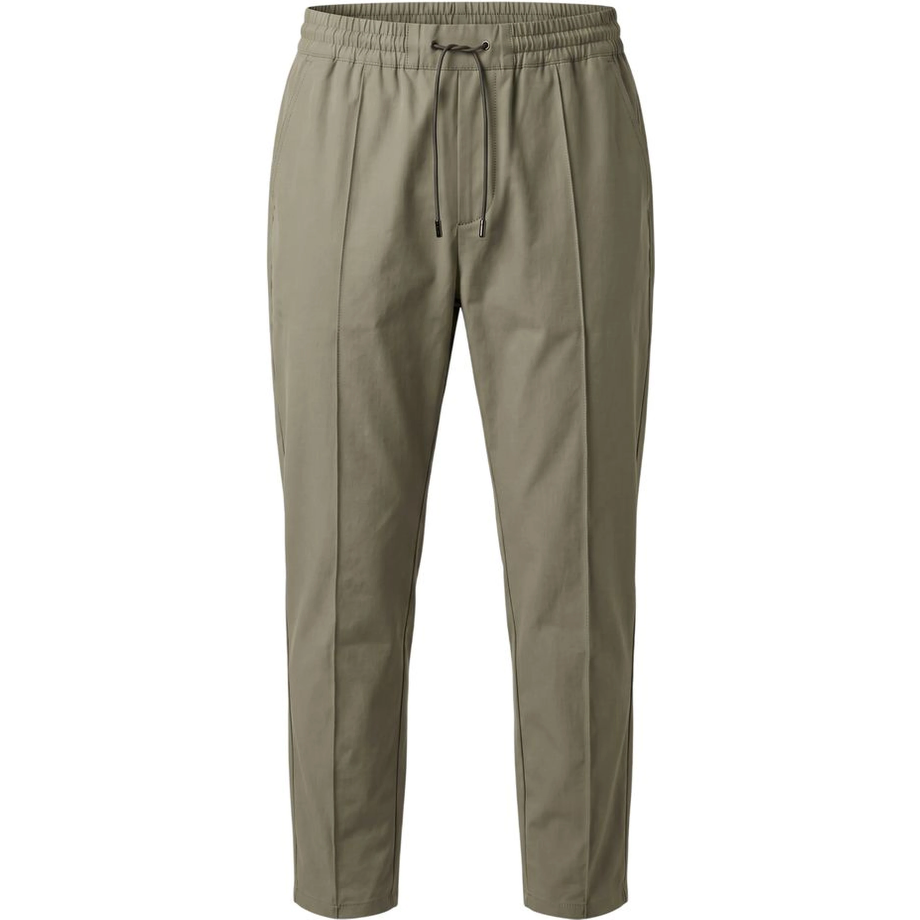Green Cotton Blend Men's Pants