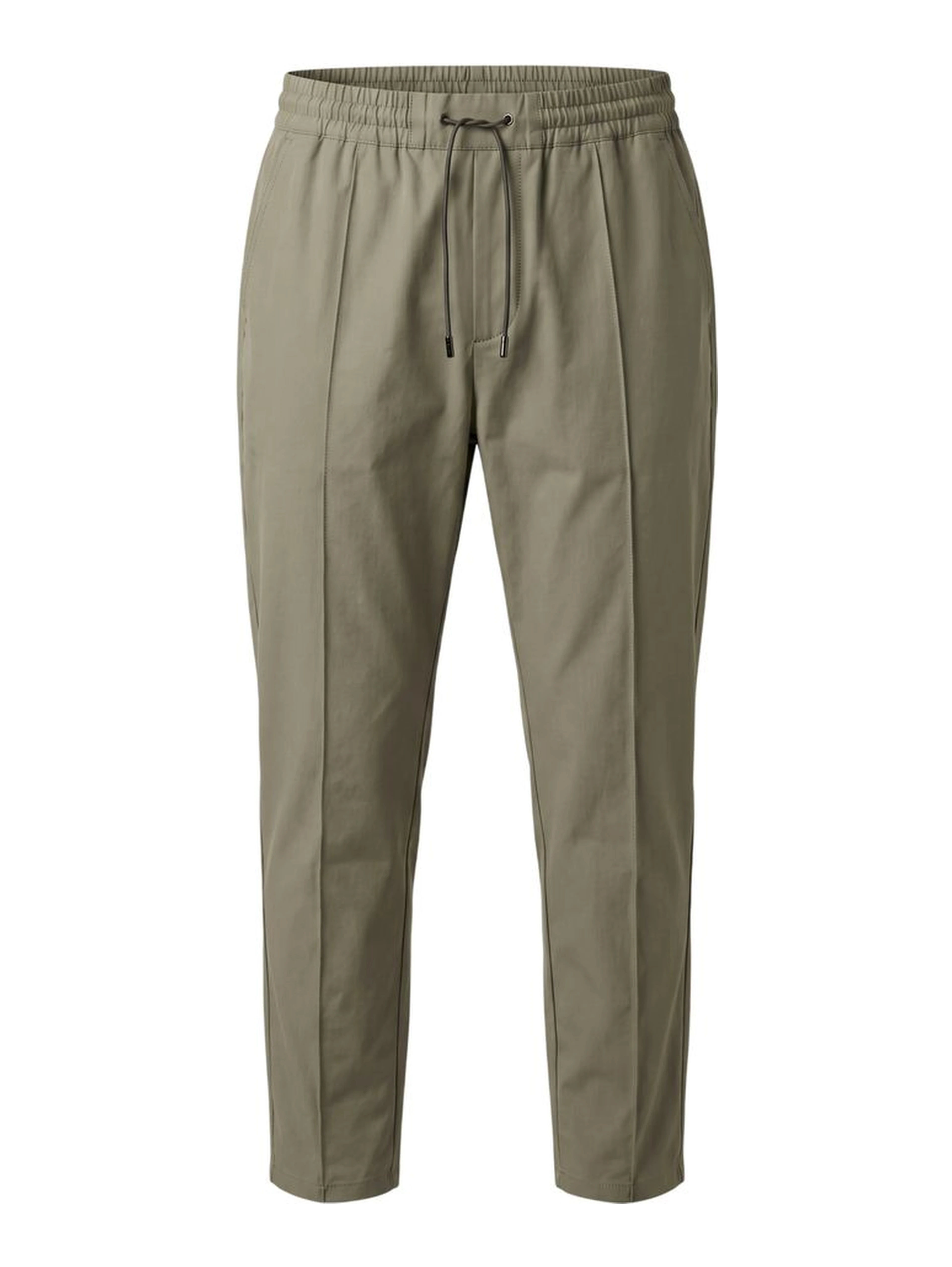 Green Cotton Blend Men's Pants