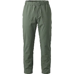 Green Cotton Men Pant