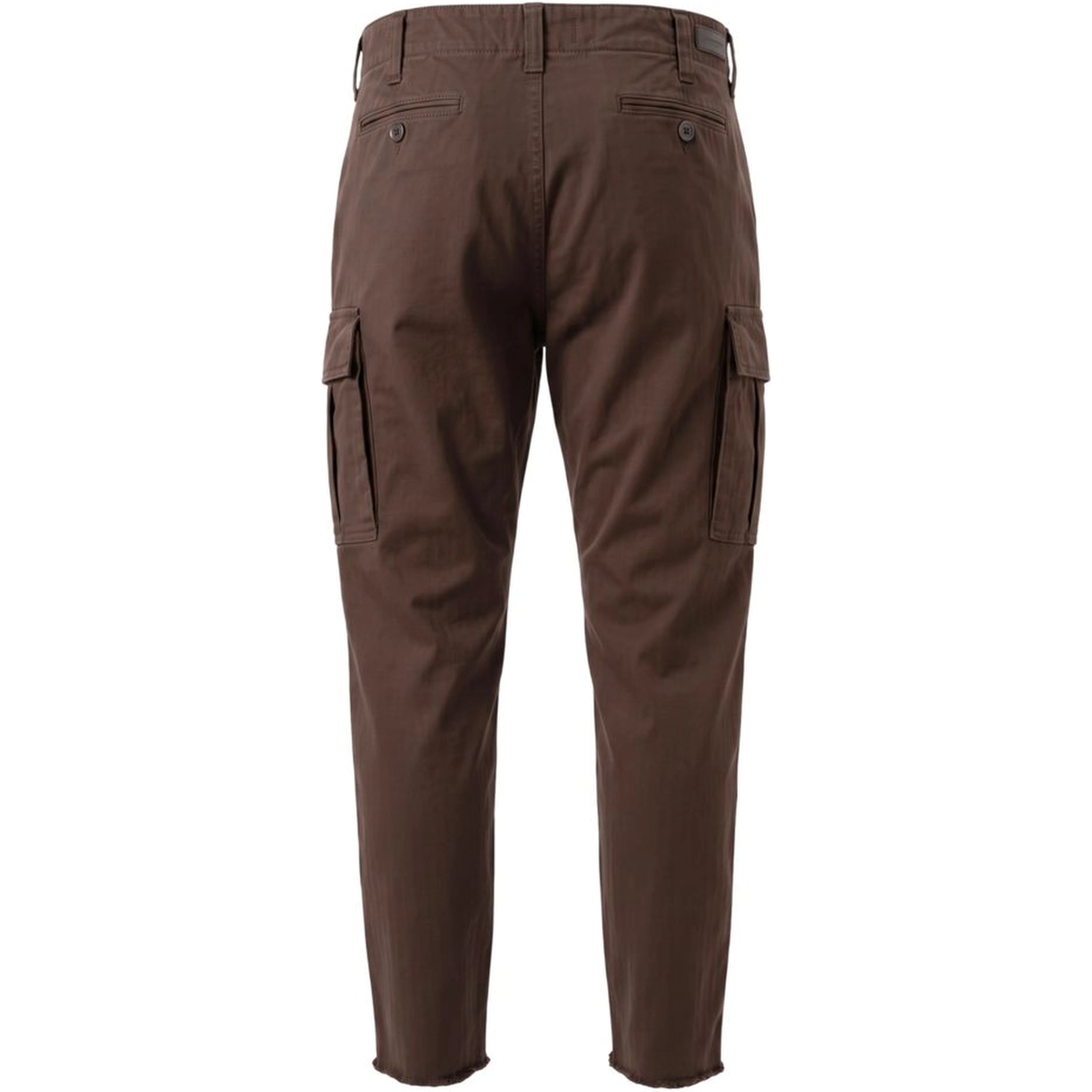 Brown Cotton Men Pant