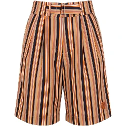Beige Cotton Men's Shorts