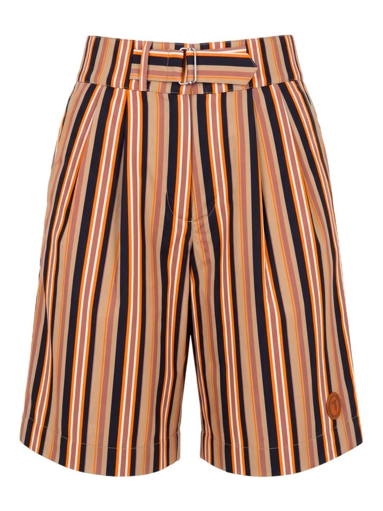 Beige Cotton Men's Shorts