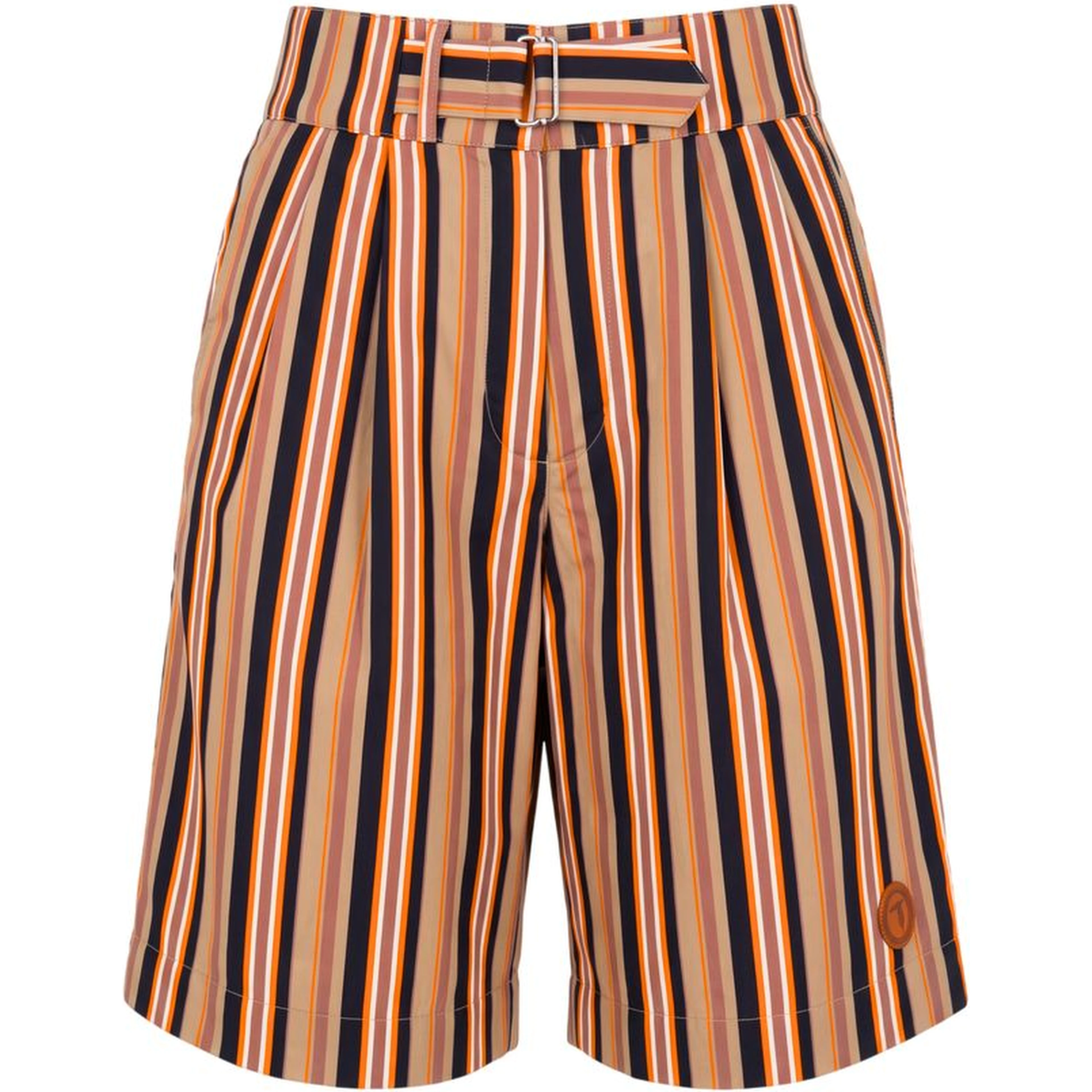 Beige Cotton Men's Shorts