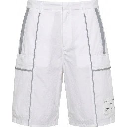 White Polyamide Men Shorts