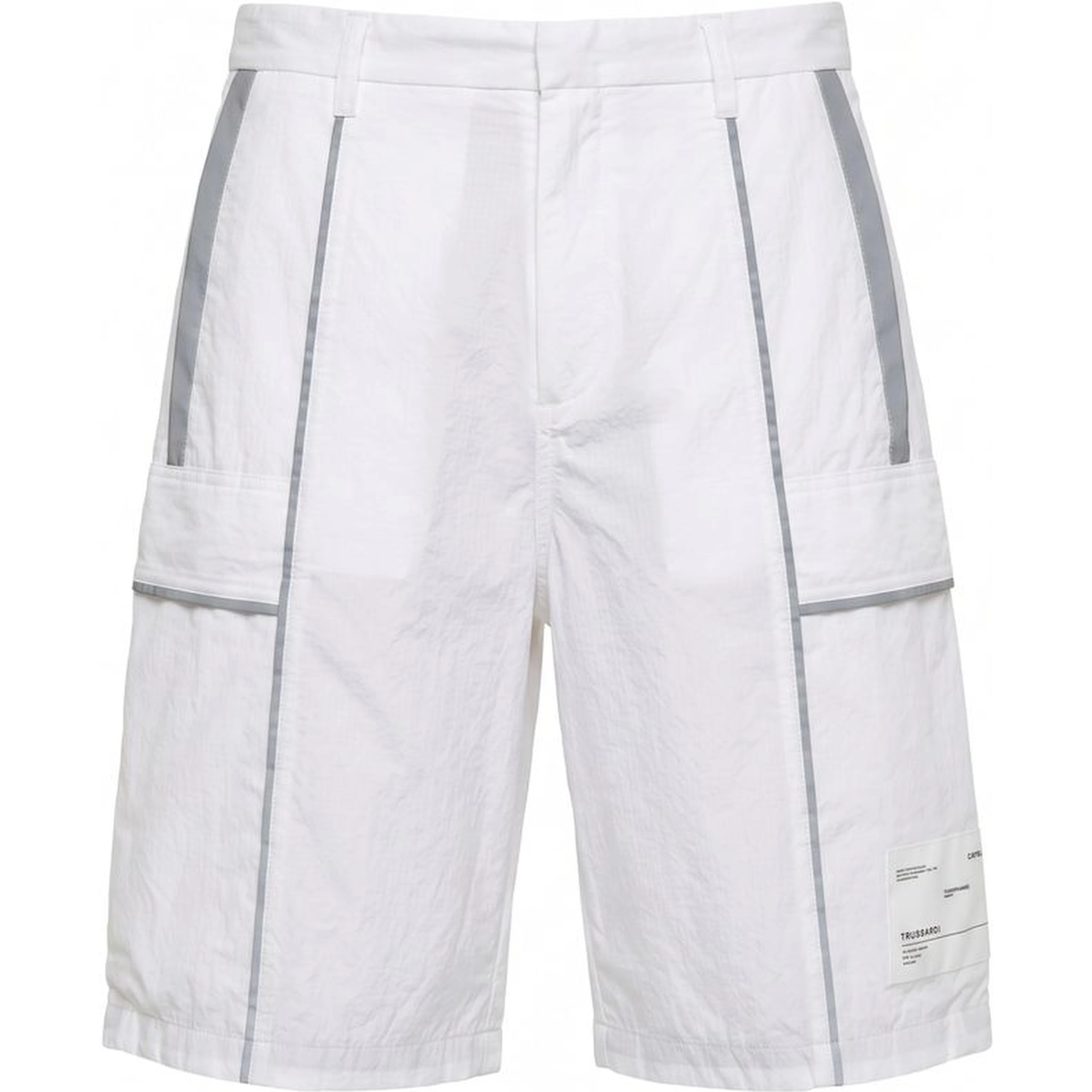 White Polyamide Men Shorts