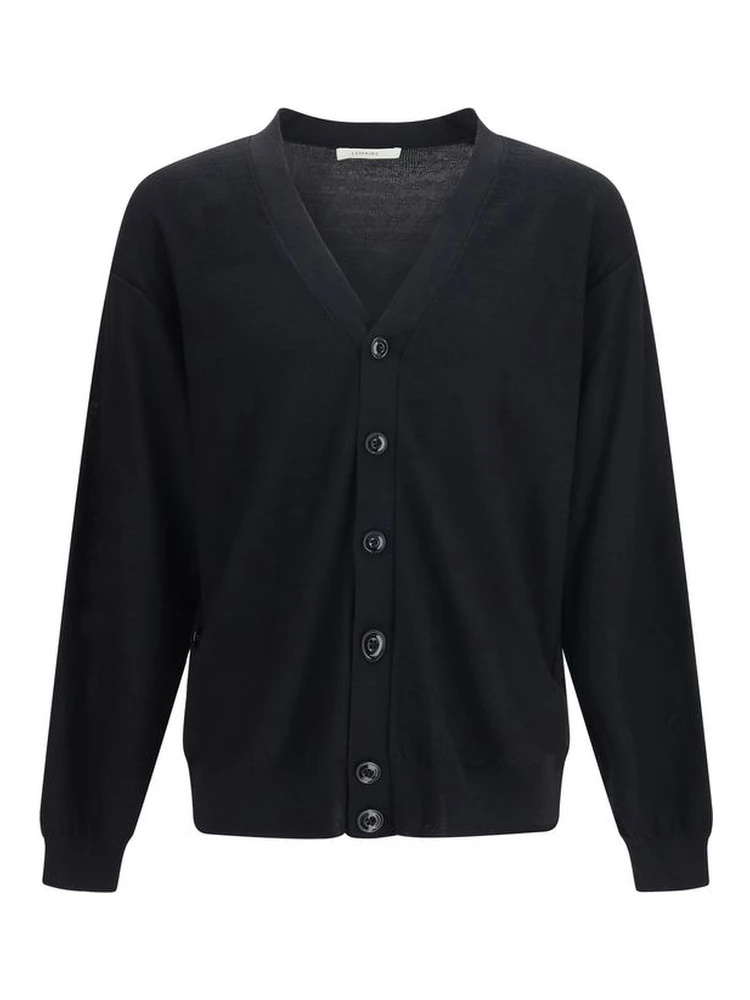 Black Wool Oves Aries Cardigan