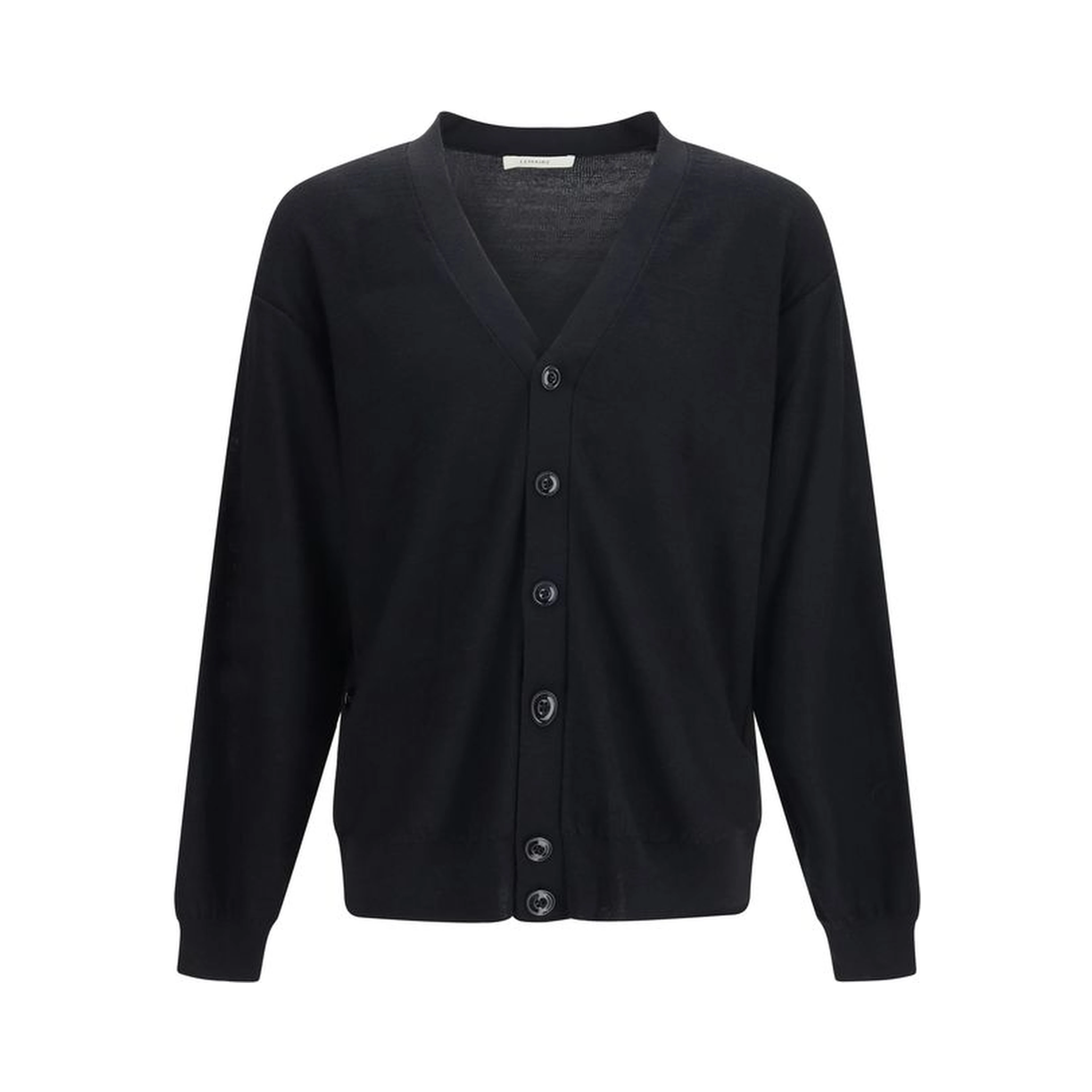 Black Wool Oves Aries Cardigan