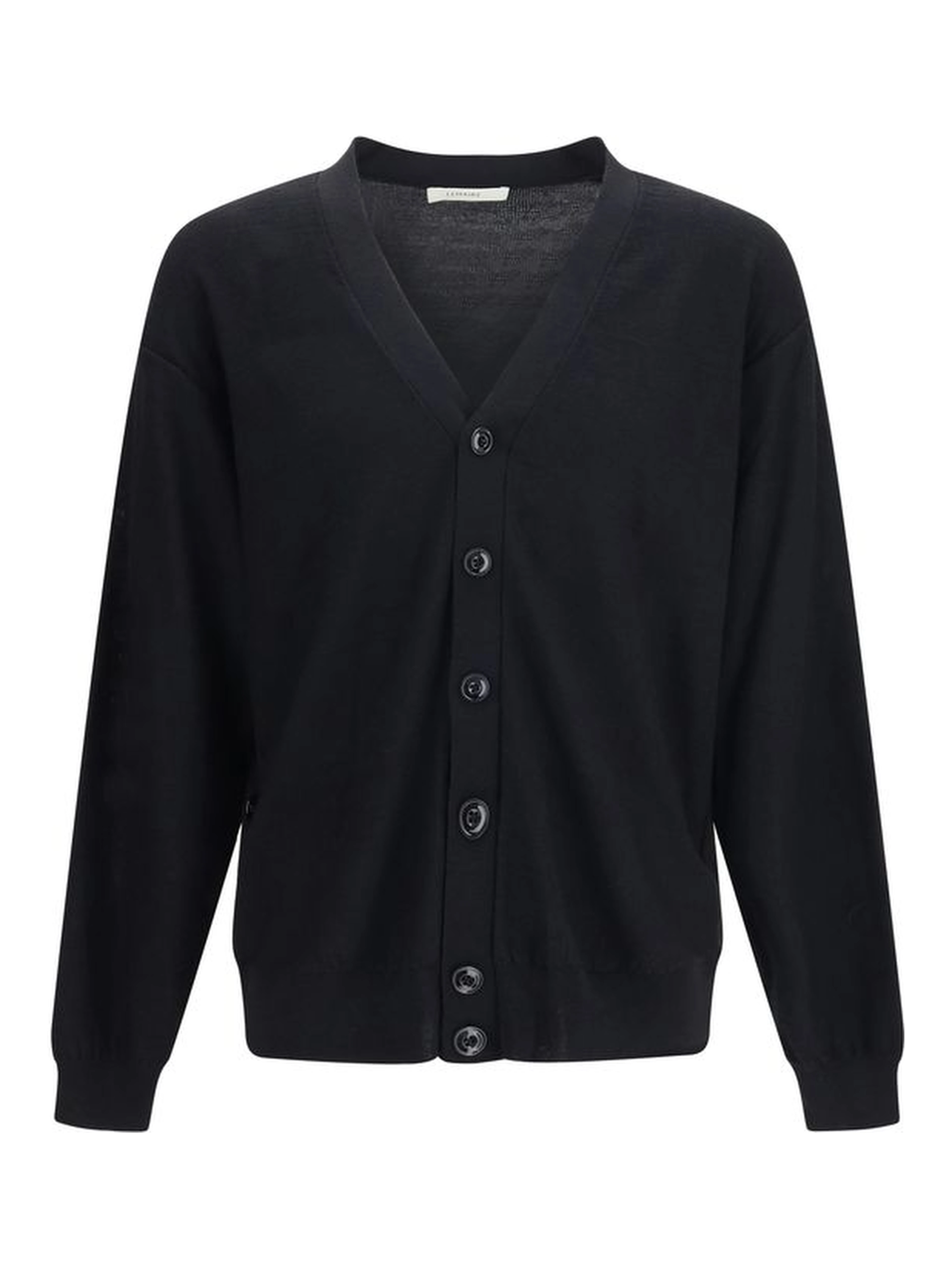 Black Wool Oves Aries Cardigan