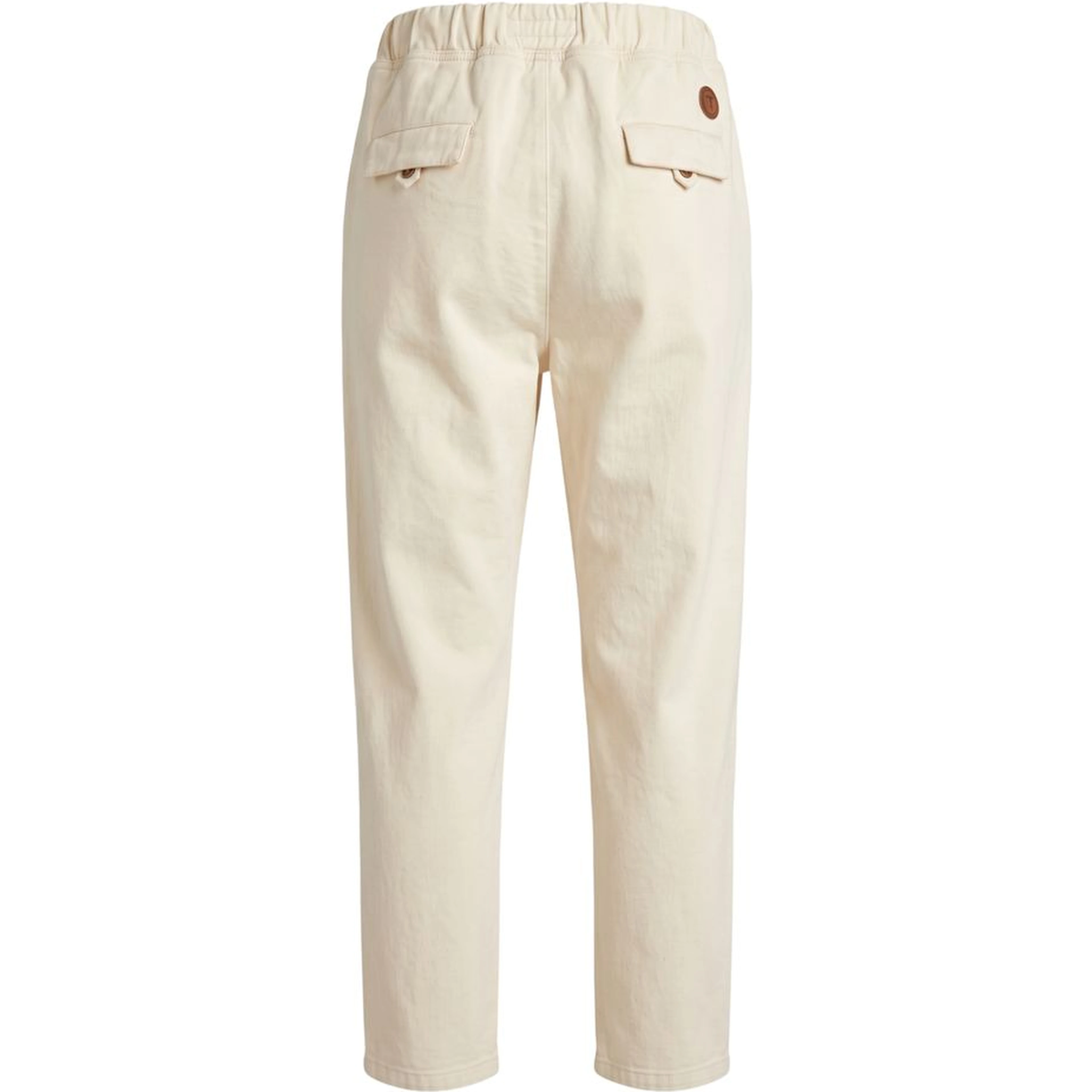 Beige Cotton Men Pants