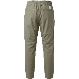 Green Cotton Blend Men's Pants