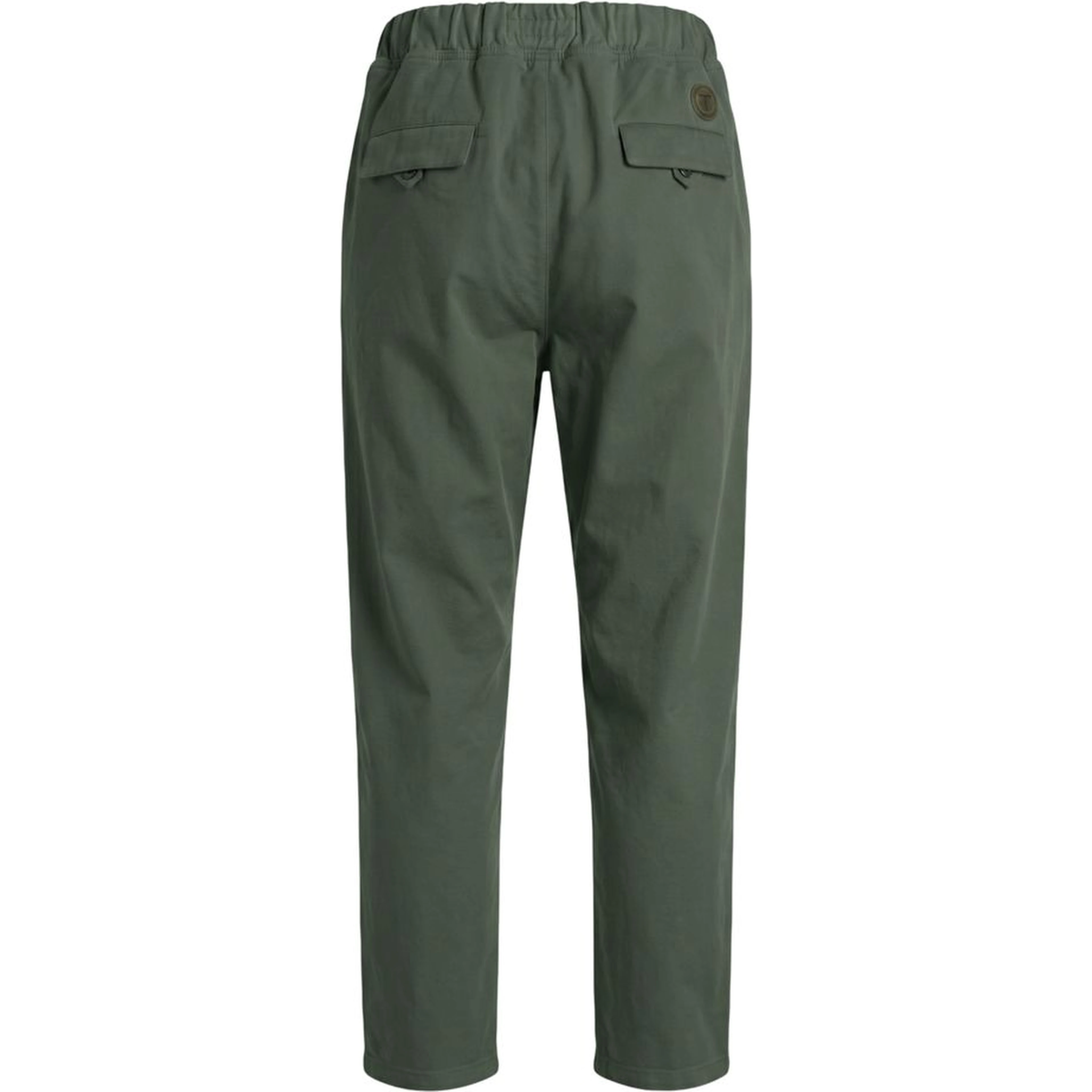 Green Cotton Men Pant