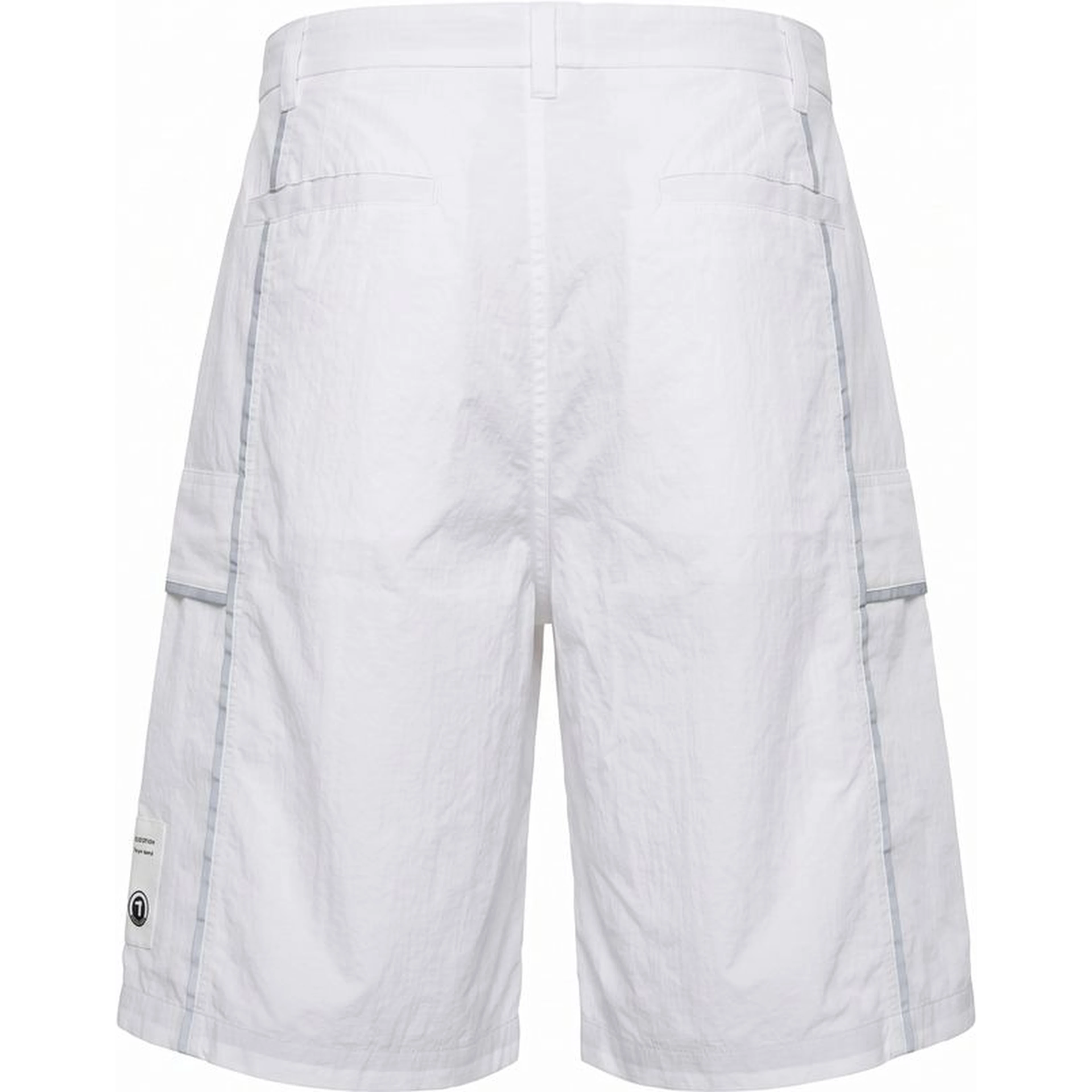 White Polyamide Men Shorts