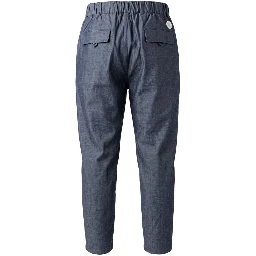 Blue Cotton Men Pant