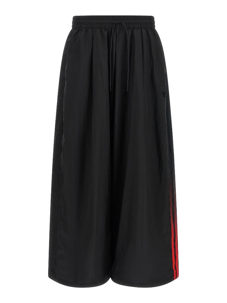 Black Polyamide Athletic Pants