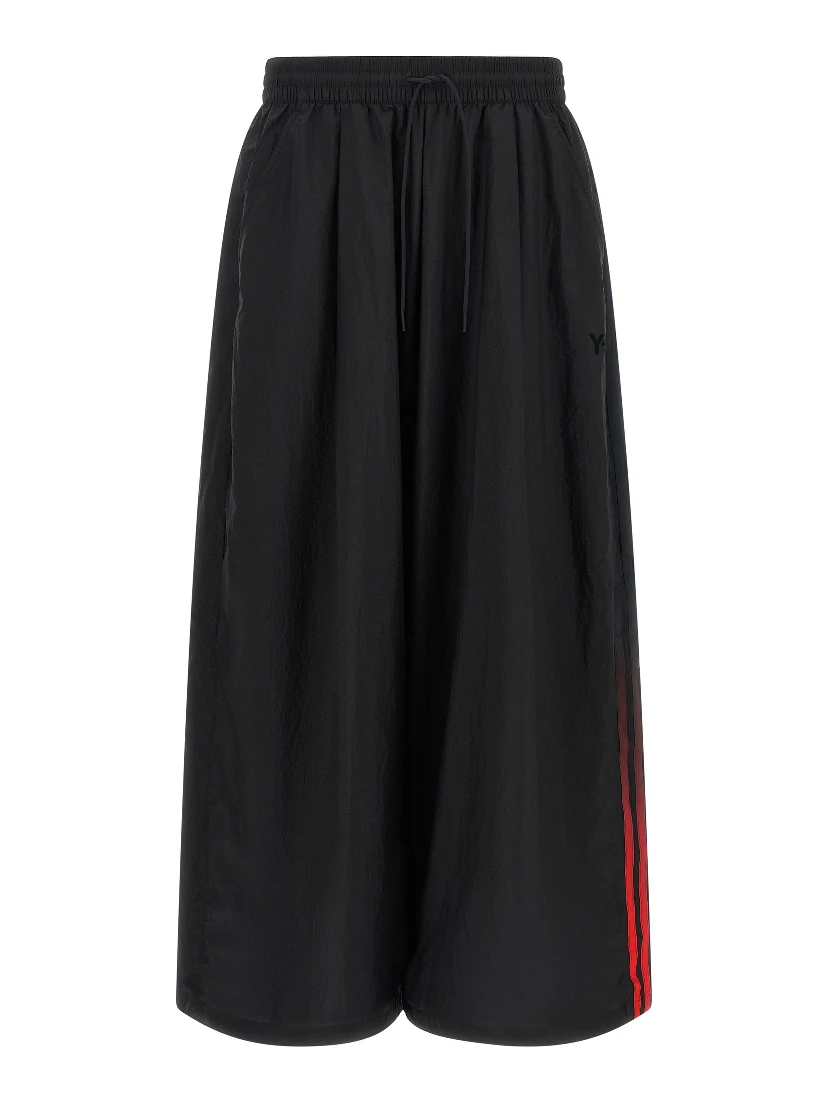 Black Polyamide Athletic Pants