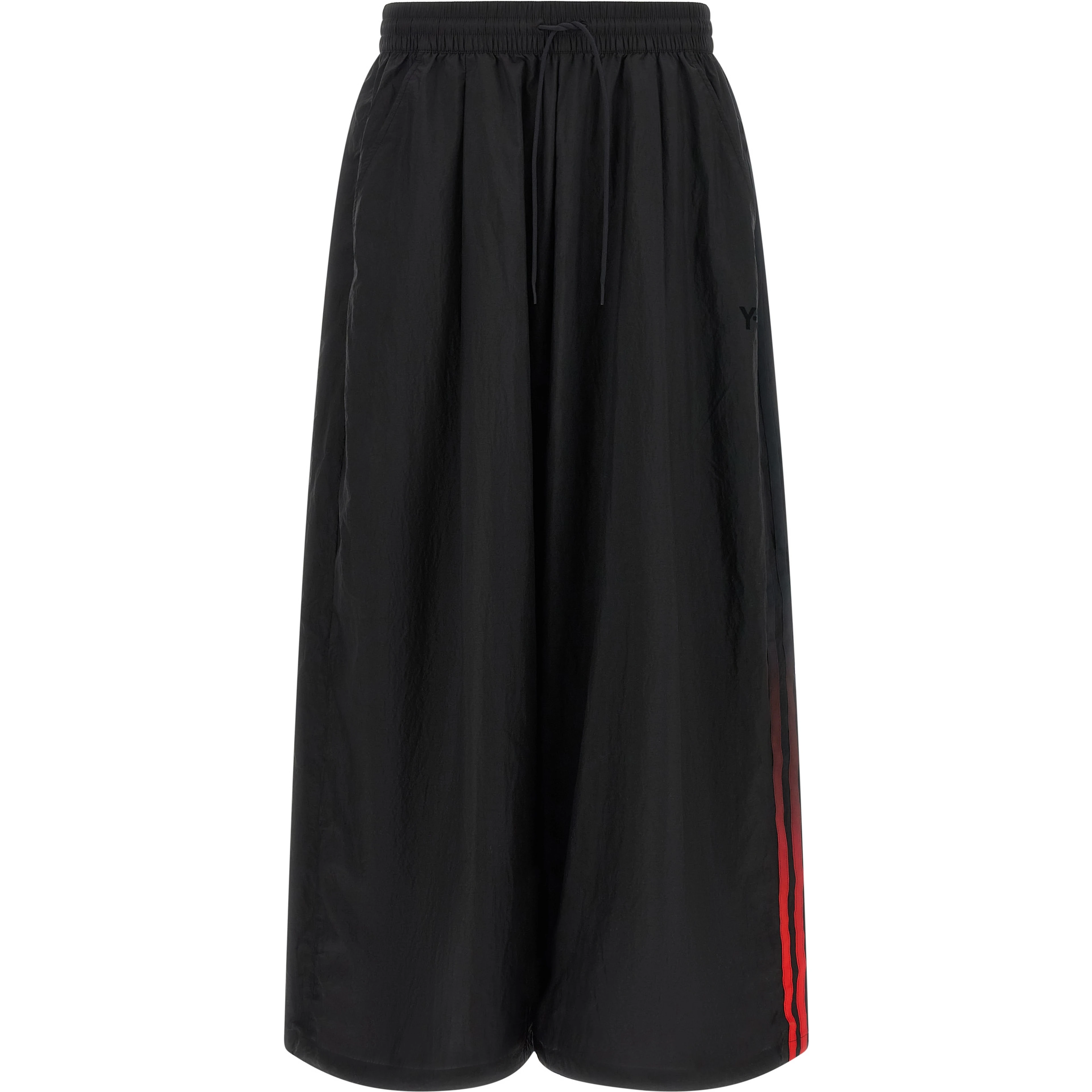 Black Polyamide Athletic Pants