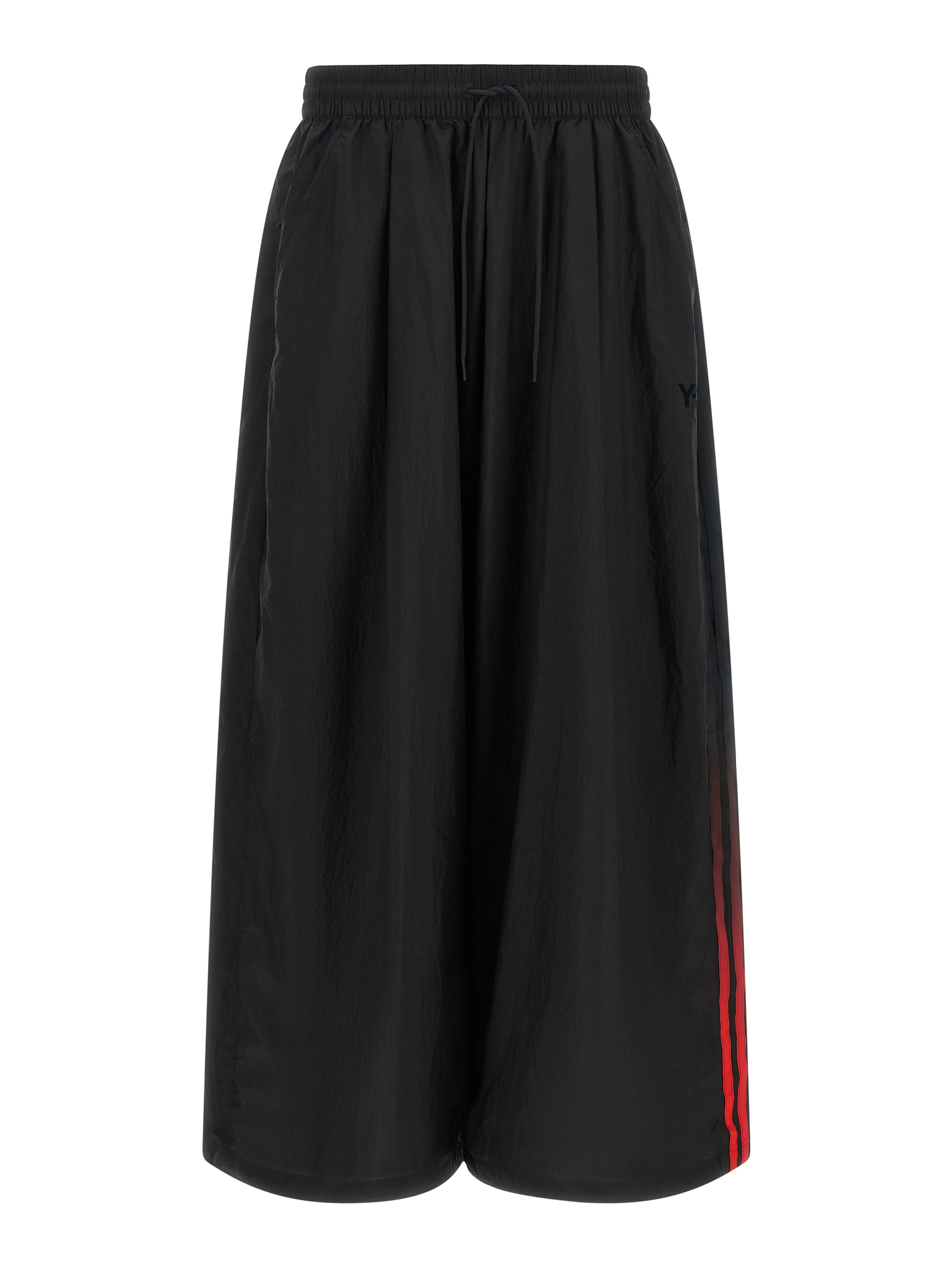Black Polyamide Athletic Pants