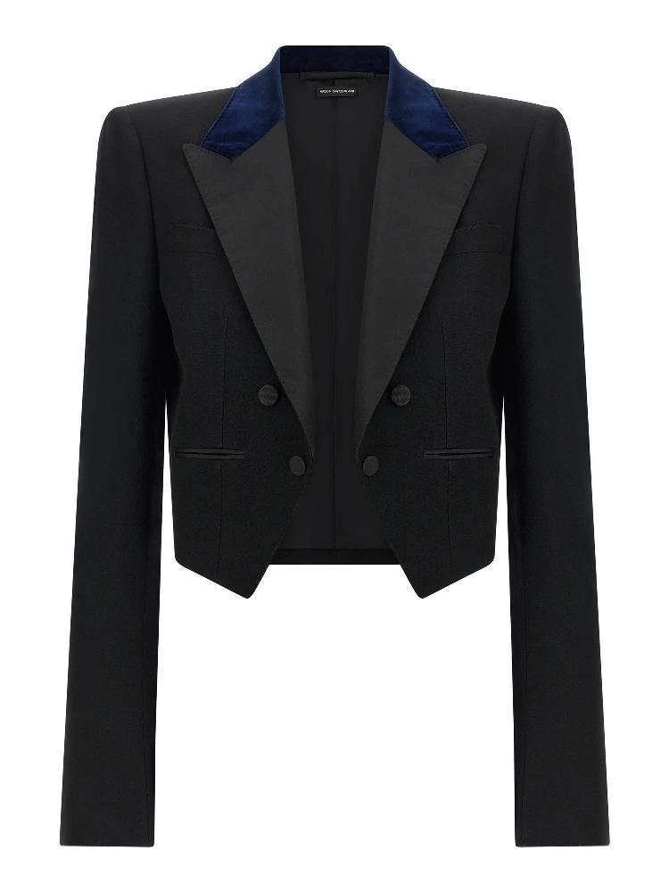 Black Wool Blazer
