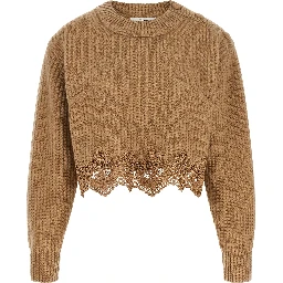 Beige Wool Cardigan
