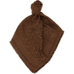 Brown Silk Scarf
