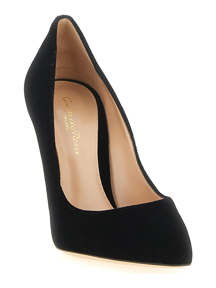 Black Textile High Heel Pumps alternative