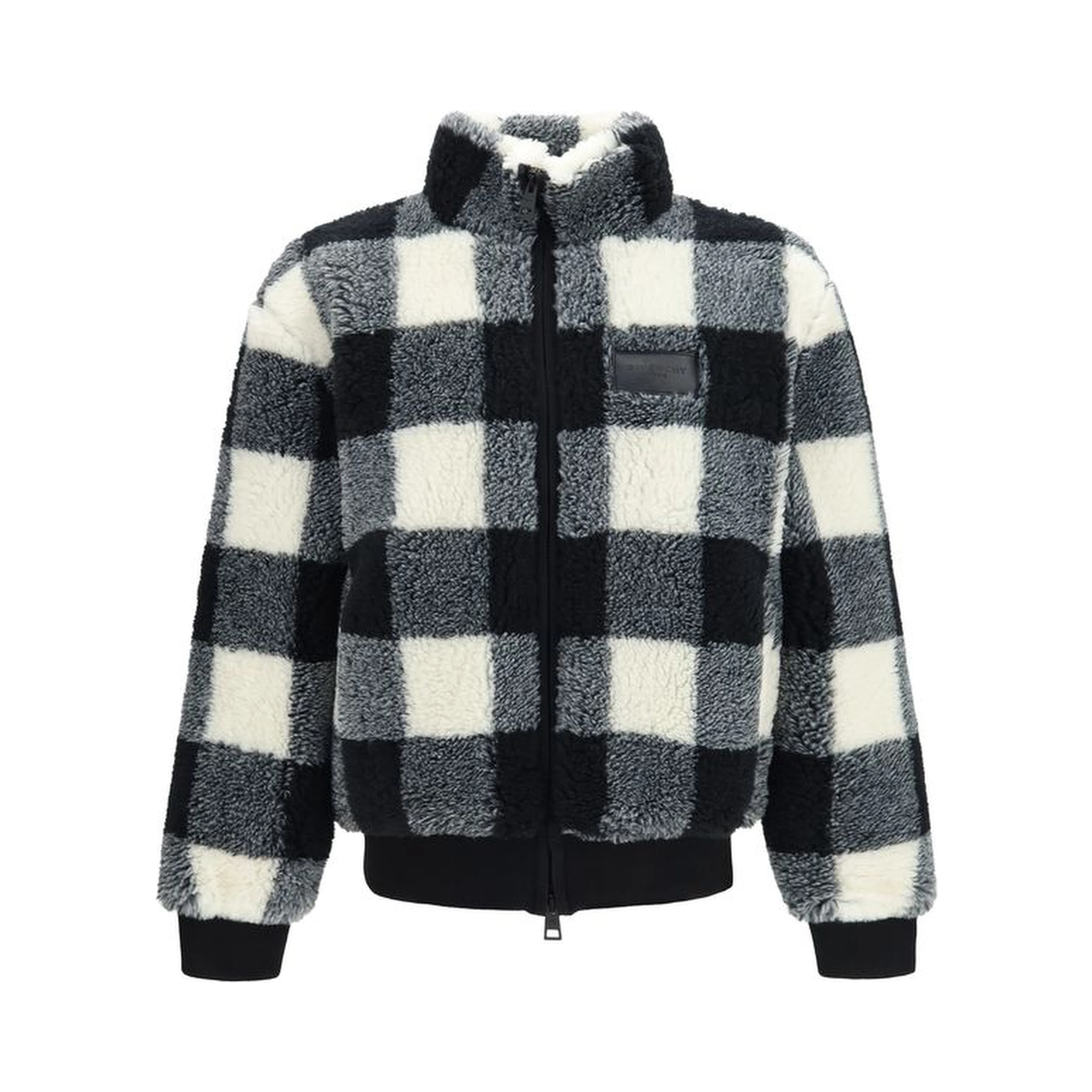 Gray Polyester Full-Length Jacket