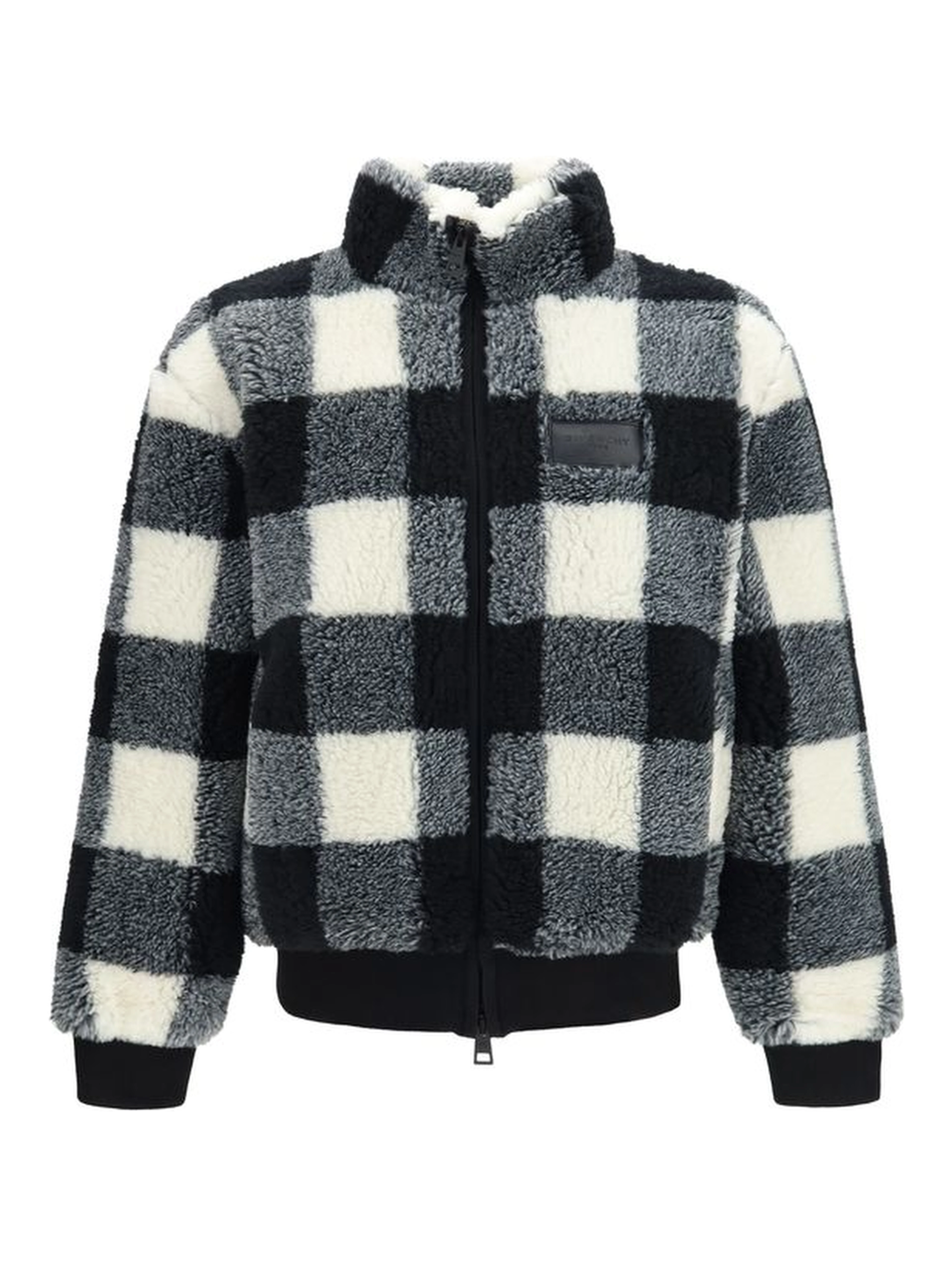 Gray Polyester Full-Length Jacket