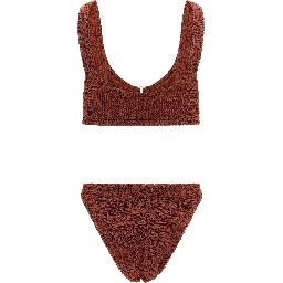 Brown Polyamide Bikini