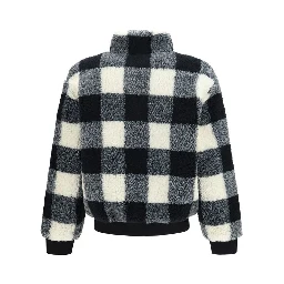 Gray Polyester Full-Length Jacket