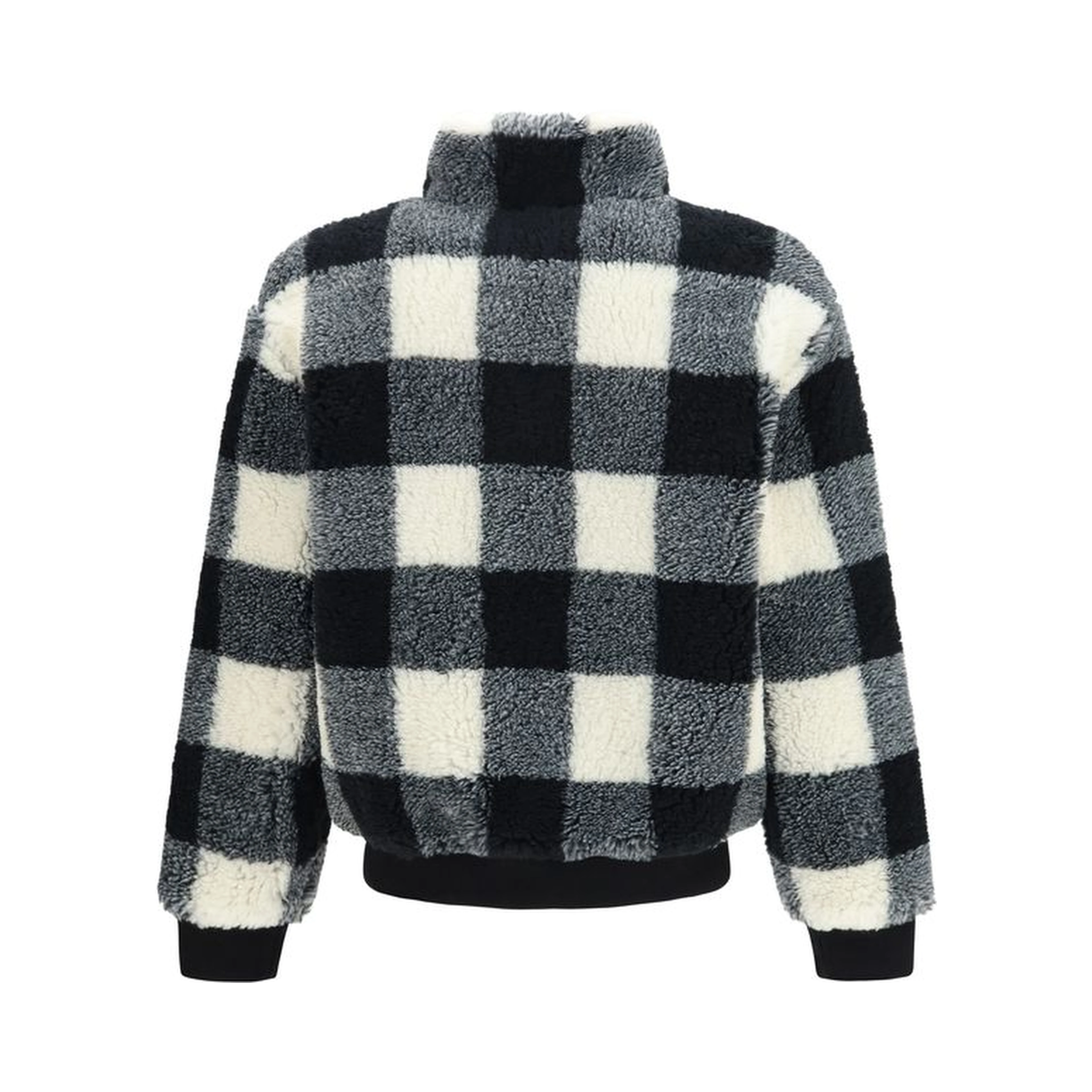Gray Polyester Full-Length Jacket