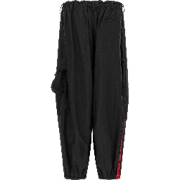 Black Polyamide Cargo Pants